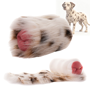 Juguete Masturbador Masculino de Silicona de Felpa, Lola Dalmatian, Criatura de Fantasía, Copa Estimuladora Manual Suave de Canal Único para - Product Image 1