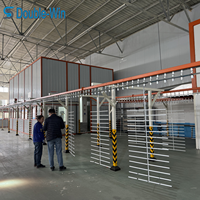 Ligne de production de revêtement en poudre résistant aux UV pour supports solaires en acier, pulvérisation anti-âge extérieure, pompe PLC, nouveauté