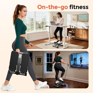 Full Body Workout 350LBS Capacity Twist Mini Stepper Exercise Home <strong>Step</strong> <strong>Machine</strong> With Resistance Bands - Product Image 5