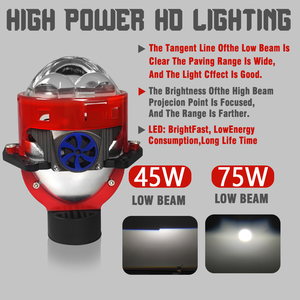Nuevo proyector de luz de coche láser dual de <span class=keywords><strong>3</strong></span> pulgadas 150W 6000K lente de proyector de alta potencia - Product Image 4