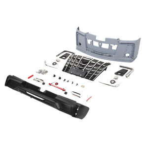 Модифицированный узкий передний хромированный бампер-гриль и обвесы для <span class=keywords><strong>Hiace</strong></span> 2004-2010, 2011-2015 - Product Image 3