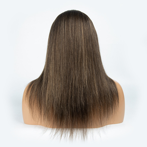 Perruque Lace Top 2026 en Cheveux Humains Naturels Russes Alignés, Couleur Blond Cendré, Base en Soie de Luxe pour Femmes Blanches - Product Image 6