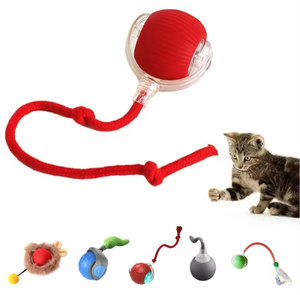 Fabrika akıllı Pet oyuncak 360 ° akıllı otomatik interaktif köpek akıllı top oyuncak interaktif kedi oyuncaklar haddeleme topu USB şarjlı - Product Image 1