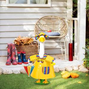 Impermeable para decoración de jardín con diseño de ganso para estatuas de ganso de 23 pulgadas - Atuendo y ropa para estatuas de exterior para decoración de patio y jardín - Product Image 5