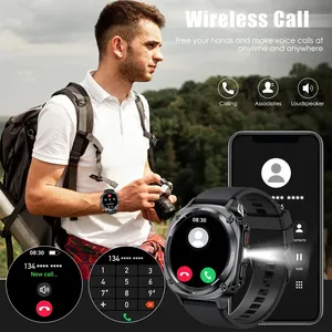 Reloj Inteligente S90, Llamadas Bluetooth, Recordatorio de Mensajes, Correa de Acero Inoxidable, Función de Linterna, Compatible con iPhone/Android - Product Image 5