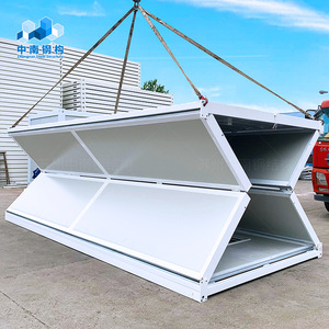 Casa Contenedor Plegable de Estructura de Acero Zhongnan, Rectangular, Desmontable y Modular para Dormitorio en Obras de Construcción - Product Image 1