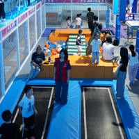 1600 m² technologie futuriste Style sport aventure parc labyrinthe intérieur parc d'attractions enfant Commercial intérieur aire de jeux salle de sport