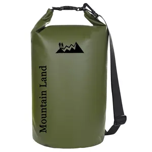 Borsa asciutta impermeabile 5L/10L/20L/30L/40L Roll Top Sack mantiene l'attrezzatura asciutta per la pesca escursionistica in campeggio