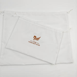 Luxury Cosmetic White Collector <b>Makeup</b> Organic Storage Dust-proof <b>Drawstring</b> <b>Bag</b> Eco-friendly Custom Jewelry Cotton Apparel - Product Image 6