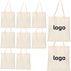 Sacs fourre-tout en coton personnalisés promotionnels avec logo imprimé, sacs en <span class=keywords><strong>toile</strong></span> pour les cadeaux de salons professionnels, les événements scolaires - Product Image 1