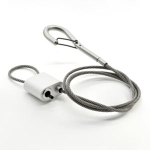 Kit de <span class=keywords><strong>suspension</strong></span> d'usine réglable avec fil de plafond galvanisé pince à câble bidirectionnel et crochet câble de bouclage en métal - Product Image 2