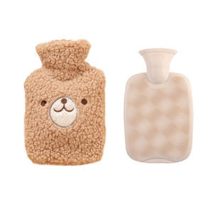 1000ml ours épaissi en peluche haute densité bouteilles chaudes chauffe-mains couverture enveloppement eau chaude cruche sac <span class=keywords><strong>lit</strong></span> période crampe - Product Image 6