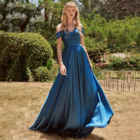 Robe de soirée bustier épaules dénudées, nouvelle collection, pour cérémonie adulte, réunion annuelle, animatrice, anniversaire formel