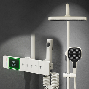 Brass treo tường vòi hoa sen bầu không khí kỹ thuật số ánh sáng Piano hiển thị kỹ thuật số phòng tắm vòi hoa sen vòi hoa sen đặt - Product Image 2