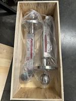 Medidor de Nivel Magnético de Bajo Precio 24VCC SS304, Interruptor de Nivel Magnético de Tipo Brida Acrílica SS316L 220VCA para Tanques de Aceite y Agua