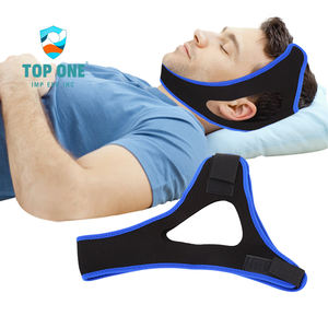 TopOne Wholesale Men Woman <b>Neoprene</b> Jaw Support Snore Band Anti Snoring Chin Strap - Product Image 1