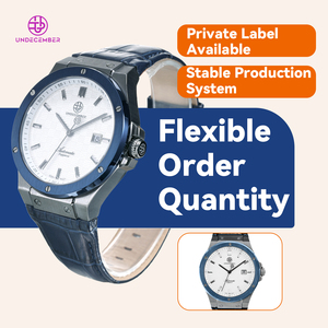 <span class=keywords><strong>Montre</strong></span> en cuir Undecember, fabricant de montres <span class=keywords><strong>à</strong></span> <span class=keywords><strong>quartz</strong></span>, <span class=keywords><strong>montre</strong></span> <span class=keywords><strong>mécanique</strong></span> minimaliste personnalisée pour homme, ODM/OEM, montres automatiques étanches - Product Image 1