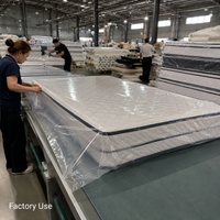 Sac de matelas en LDPE transparent pour lit Queen/King, housse de matelas en plastique imperméable et anti-poussière, sac de lit de marque HNTF 20g pour déménagement et stockage