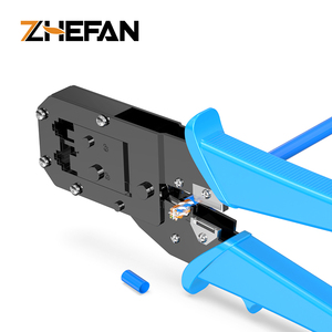 Pelacables multifunción ZHEFAN Rj45, herramientas de red manual, herramienta de prensado de enchufe Modualr de red - Product Image 4