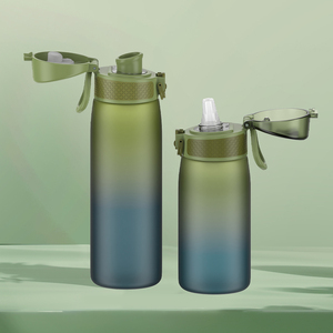 New Arrival 420ml Tritan Eco-friendly Drinkware Portable Sport Water Bottle Bpa-free One-touch Lid For Climbing Outdoor - Product Image 4