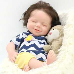 16 Inch Full Solid Silicone Bebe Reborn Doll Unpainted DIY Boneca Reborn  Corpo De Silicone bebe Reborn Corpo De Silicone Inteiro