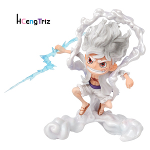 Statuetta Giapponese da 16cm di Monkey D. Luffy SD Nika Spear Gear 5, Modellino in PVC, Regalo per Appassionati di Anime - Product Image 1