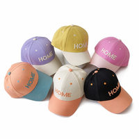 Casquette de baseball décontractée en coton brodée, bicolore, pour adultes, enfants et tout-petits, idéale pour la maison – Vente en gros