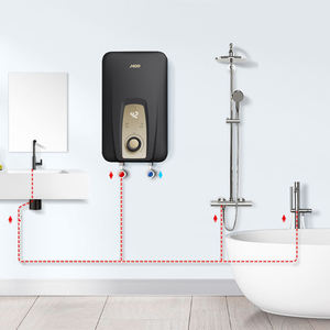 Scaldabagno istantaneo in plastica Jnod per bagno, 220v, scaldacqua elettrico istantaneo. - Product Image 2