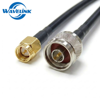 Câble coaxial RF N mâle vers SMA mâle RG58 50 Ohm à faible perte pour antenne WiFi, station de base, radio amateur, amplificateur de signal, répéteur