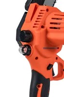 Mini tronçonneuse électrique sans fil portable 21V à batterie lithium avec réservoir d'huile pour la découpe du bois et les travaux d'élagage DIY