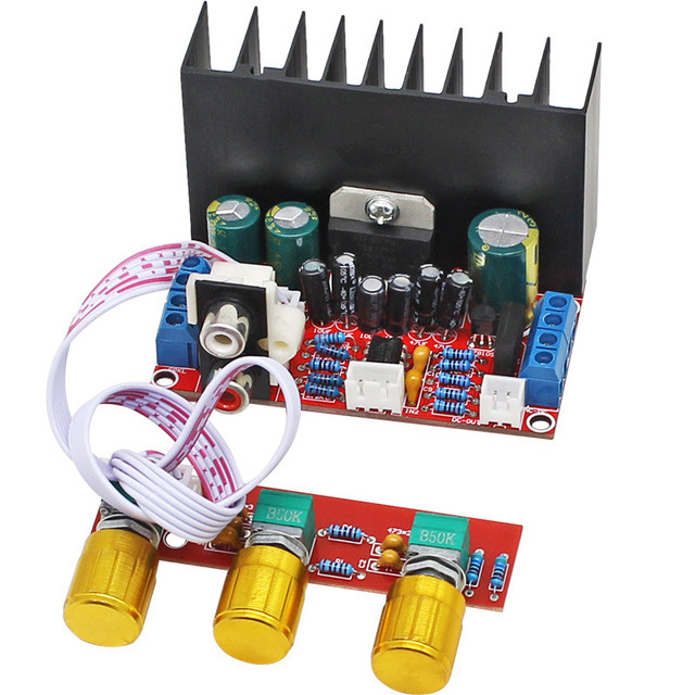 2.1-channel Subwoofer Speaker Amplifier Board TDA7377 Single Power Diy Computer Audio Modification Module