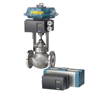 Válvula de Control de Presión Neumática con Posicionador de Válvula Siemens SIPART PS2 en Carcasa de Aluminio - Product Image 1
