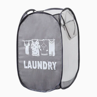 Panier à linge pliable domestique pliable grande maille stockage pour enfants Hosanthes durables et pratiques