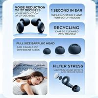 Bouchons d'oreilles intra-auriculaires pour le sommeil, fournisseur chinois, plateforme d'exportation mondiale de digitalisation, autonomie de plus de 20 heures, étanchéité IPX-5