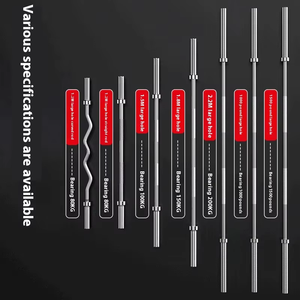 Barre d'haltères professionnelle incurvée <span class=keywords><strong>Olympique</strong></span> 20kg avec 2 colliers pour haltérophilie à domicile et entraînement par panneaux - Product Image 6