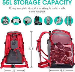 Muestra gratuita: Nueva tendencia en bolsas de viaje para botas de snowboard, impermeables, para casco de esquí y botas de esquí y snowboard. - Product Image 2