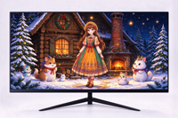Nouvel écran LED LCD IPS QHD 2K de 32 pouces 2560x1440 75Hz avec support DP VESA Noir Garantie 1 an pour usage professionnel