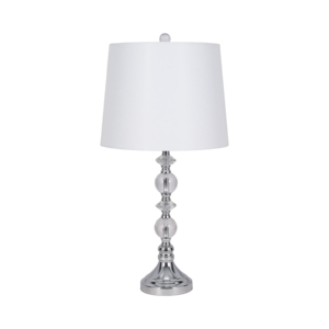 Lampada da tavolo in cristallo con base in vetro e metallo per camera da letto, soggiorno, decorazione per la casa - Product Image 6