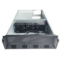 Boîtier de serveur 4U boîtier de support 12 emplacements disque dur 8 baies châssis d'échange à chaud boîtier de serveur 4U boîtier de serveur ATX facteur de forme serveur PC boîtier d'ordinateur