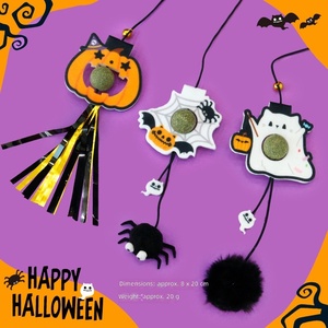 Juguete Colgante para Gatos con Temática <span class=keywords><strong>de</strong></span> Halloween, Juguete Interactivo <span class=keywords><strong>de</strong></span> Fieltro con Forma <span class=keywords><strong>de</strong></span> Calabaza y <span class=keywords><strong>Araña</strong></span> para Gatos - Product Image 3