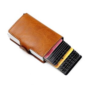 Nouvel Arrivage Vente Chaude Portefeuille RFID Mince en Cuir Synthétique Vintage pour Cartes d'Identité Professionnelles et Cartes de Crédit avec Logo - Product Image 5