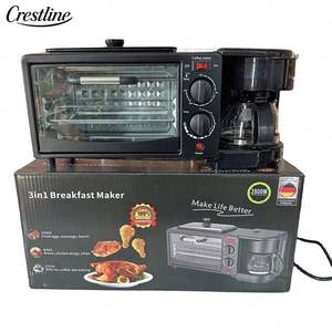 하이 퀄리티 3-in-1 아침 식사 메이커 다기능 전기 샌드위치 오븐 소형 주방 가전 커피 메이커 토스터 - Product Image 6