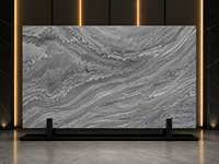 Dalle de marbre Avatar pour murs décoratifs de luxe, comptoirs et projets d'aménagement intérieur d'hôtels, découpe sur mesure
