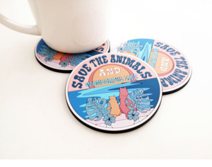 No MOQ Custom Soft PVC Embossed Tea Cup Coaster, 2D/3D Rubber Beer bar Mat/drink coaster