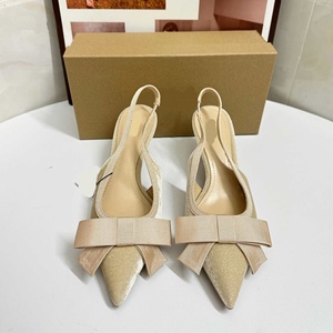 Da <span class=keywords><strong>donna</strong></span> con fiocco effetto velluto decorato tacchi alti Sexy tipo sandalo da esterno per l'estate - Product Image 6