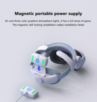 Sangle de tête VR avec batterie Prolonger Playtime Elite Strap Support amélioré pour Meta Quest 3