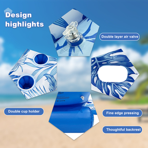 Bán Buôn <span class=keywords><strong>2025</strong></span> New Hồ Bơi Nổi Võng Bơm Hơi Nổi Mat Nổi Hồ Bơi Khay Với Uống Chủ - Product Image 4