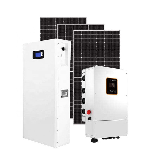 Home Solar Power Backup 5kwh 10kwh Lithium Battery Hybrid 10KW 20KW Solar Energy System