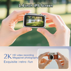 Wholesale Customizable Mini <b>Camera</b> Keychain Retro Built-in LED Light for Travel Vlog Photography Christmas Gifts Wholesale Custo - Product Image 2