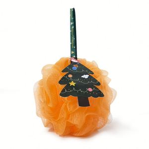 New Christmas Series <b>Shower</b> Ball Bubble Net Bath Flower Mesh Loofah Rubbing Bath Towel Holiday Gift Wholesale - Product Image 4